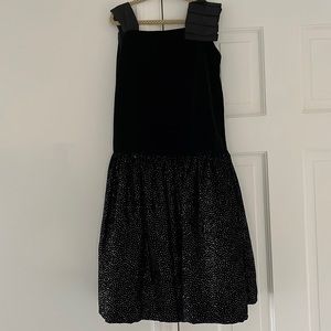 Fleurisse black velvet dress, 10